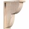 Ekena Millwork Crestline Smooth Corbel w/Backplate, Douglas Fir, 5 1/2"W x 14"D x 18"H COR06X14X18CRE01SDF - alternate 1